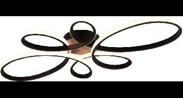 TRIO FLY - Plafondlamp - Zwart mat - incl. 1x SMD 32W - Dimbaar