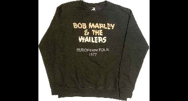 Bob Marley - Wailers European Tour '77 Sweater/trui - L - Zwart