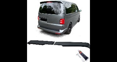 Spoiler Dakspoiler Geschikt voor Volkswagen Transporter T6 T6.1 Vanaf 2015 glans zwart Dubbele Deuren