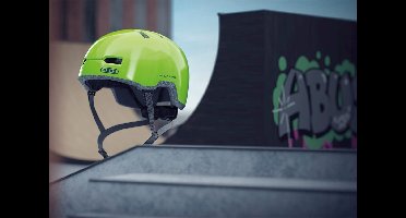 Abus Skurb Kid - Fietshelm - Kinderen Shiny Green M (50 - 55 cm)