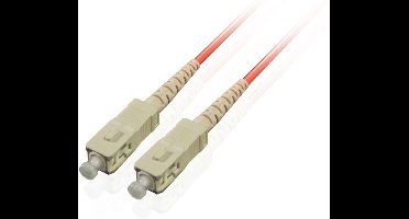 MUSIC STORE LWL Madi kabel 0,5m SC-Jumper Twinkabel 50/125 - Glasvezelkabel