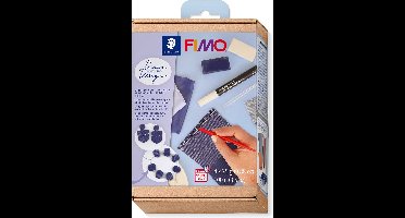 FIMO - ovenhardende boetseerklei - how-to-create-set - jeans-effect