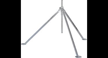 Beregening - Sproeistatief - driepoot met steekpennen - inklapbaar - staal - 1"