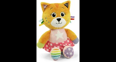 Clementoni - Babyspeelgoed - Knuffel Kat - Katy the Kitty - vanaf 0 maanden