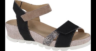 Durea Sandaal 7403 025 1009 Zwart Taupe Zand H