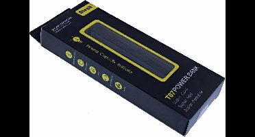 Ntech powerbank 2600mAh met USB en Micro USB aansluiting - Zwart