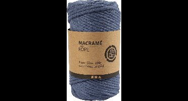 Creativ Company Macramékoord 4 mm 55 m Blauw