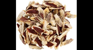 Flamingo hondensnack – Hapki Konijnenoren met eend – glutenvrij – zonder toegevoegde suikers – 10 cm – 1,6 kg – 140 stuks