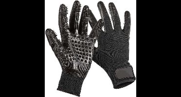 Dierenverzorgingshandschoen - Zwart