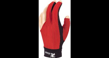 Adam Pro biljarthandschoen rood large