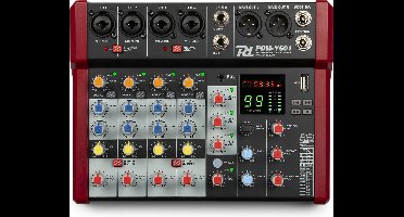 Power Dynamics PDM-Y601 mixer - 6 kanaals mengpaneel met Bluetooth