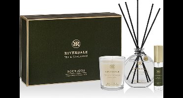 Riverdale - Geschenkset - Tea & Cardamom - Medium - Groen - Geurstokjes, geurkaars en huisparfum
