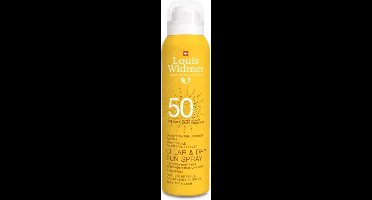 Louis Widmer Zonnebescherming Clear & Dry Sun Spray SPF50 ZP 200ml