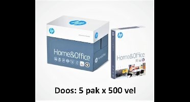 HP Home & Office Papier - A4 - 80 gr - 5x500 vel (doos)