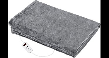 ProfiCare WZD 3061 - Elektrische knuffeldeken - Bovendeken - (130x180cm) - grijs