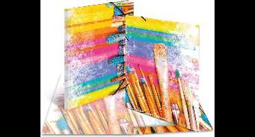 Elastomappen A3 karton penselen