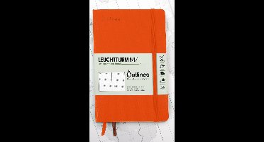 Leuchtturm1917 A5 Medium Wheatherproof Notitieboek dotted Signal Orange