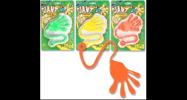 Mega Plakhand - Sticky hand speelgoed voor vlakke ondergronden - Uitdeelcadeau