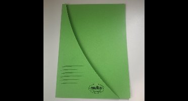 Multo Driehoekmap Driehoeksmap Groen Karton 5730055 FSC 10 stuks