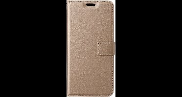 LuxeBass Boekhoesje geschikt voor Xiaomi Mi 10T - Goud - telefoonhoes - gsm hoes - telefoonhoesjes