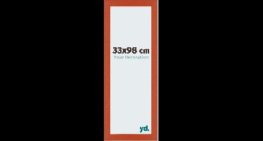 Your Decoration - Fotolijst 33x98 cm - MDF - Oranje - Mura
