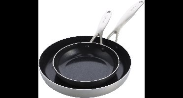 Greenpan Geneva Koekenpannenset 20cm & 28cm - Tri-ply - PFAS-vrij