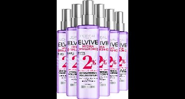 L’Oréal Paris Elvive Hydra Hyaluronic Leave-in Spray - Hydraterend Met Hyaluronzuur - 6 x 150ml