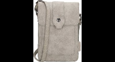 Beagles Carral Crossbody Telefoontasje - Kwastje - Praktisch & Trendy - Dames Tas - Taupe