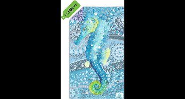 SooBluu sneldrogende strandlaken of reishanddoek 'HIPPO' - Klein formaat – 80 x 140 cm