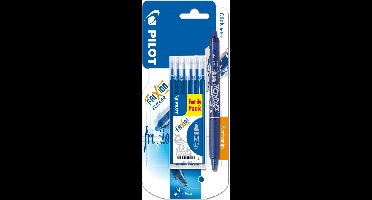 Pilot 3800265, Clip, Intrekbare balpen met klembevestiging, Navulbaar, Blauw, 7 stuk(s), Medium