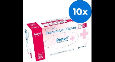 Romed Nitromed Handschoenen 900 stuks - Set van 10 doosjes XL Romed