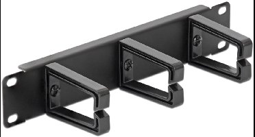 10 ″ kabelbeheerpaneel zwart