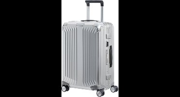 Samsonite Handbagage Harde Koffer / Trolley / Reiskoffer - 55 x 40 x 23 cm - LiteBox Alu - Zilver