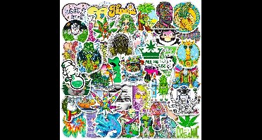 Pakje Stickers - Weed