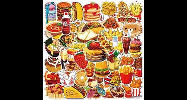 Stickers - dishes - 50 pcs