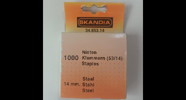 Skandia Nietjes 14 mm - 1000 Stuks