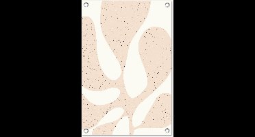 GreatGardenPosters - Tuinposter - Plant - Abstract - Pastel - Tuindoek voor buiten - Schuttingposter - Tuindecoratie - 40x60 cm