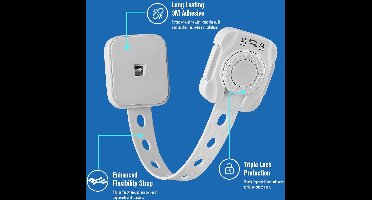 Kinderbeveiliging, kastbeveiliging, baby, kinderbeveiliging, laden, 6 stuks, ladebeveiliging, baby, voor deuren, kasten, koelkast, laden, wasmachines met sterke lijm, zonder boren