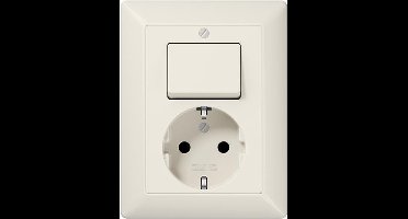 Jung AS500 inbouwschakelaar met omschakeling wit - AS5576EU - E3N55