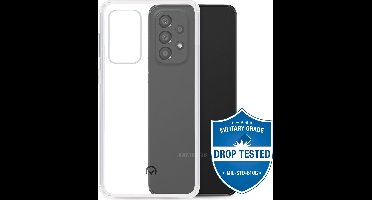 Mobilize Naked Protection Doorzichtig Telefoonhoesje geschikt voor Samsung Galaxy A33 Hoesje Hardcase Backcover Shockproof - Transparant
