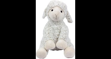 Pia Toys Knuffeldier Schaap/lammetje - zachte pluche stof - premium kwaliteit knuffels - wit - 50 cm - Schapen - zittend