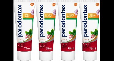 Parodontax - Tandpasta - Herbal Twist - Ginger & Mint - 75ml x 4