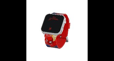 Disney 5-DIS033 Led Watch Spider-Man - Kinderhorloge - Led Horloge - Marvel - Rood