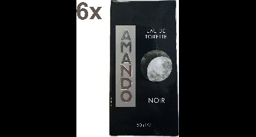 Amando - NOIR - Eau de Toilette - Parfum - 6x 50ml - Voordeelverpakking