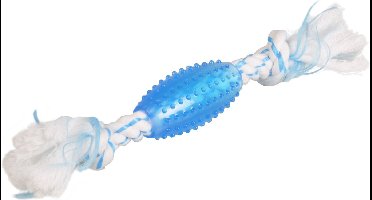 Hondenspeelgoed Dental Toy Touw - Blauw - 24 x 3.5 x 3.5 cm