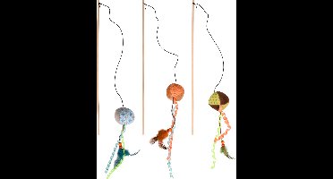 Flamingo Kirk - Speelgoed Katten - Ps Kirk Hengel+bal Assortiment - 1st - 130027 - 1st