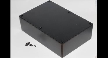 Hammond Electronics 1591XXGBK Universele behuizing – 121 x 94 x 34 mm – ABS – Zwart