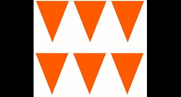 Vlaggenlijn oranje 10 meter