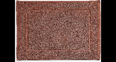 Badmat, 70 x 50 cm, Katoen, Terrabruin - Kela | Ladessa