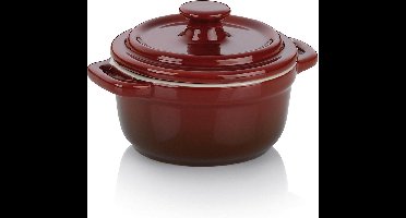 Mini braadpan Keramiek Rood, 8 cm - Kela | Malin